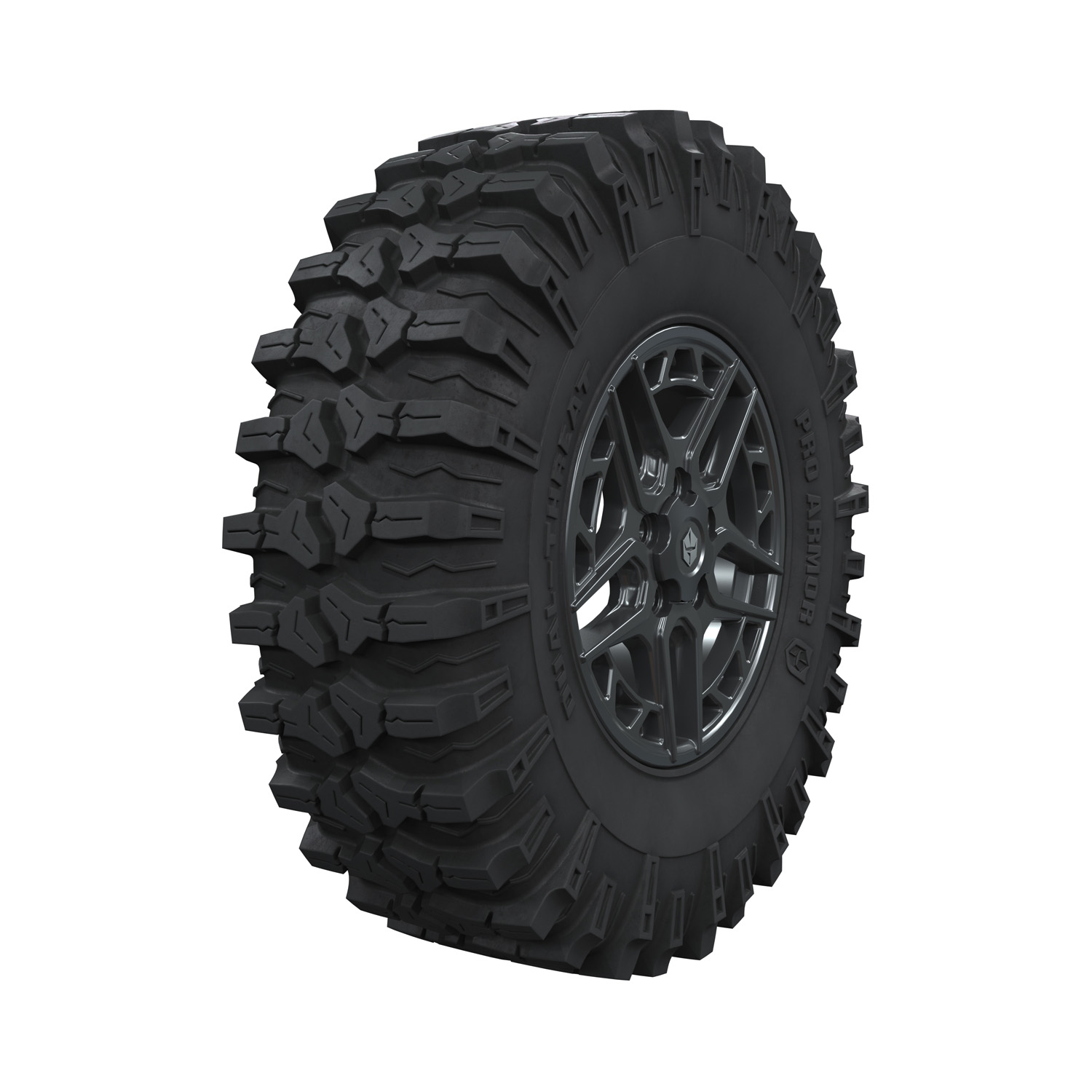 Pro Armor Wheel & Tire Set: 5304 Beadlock & Mud XC, 30
