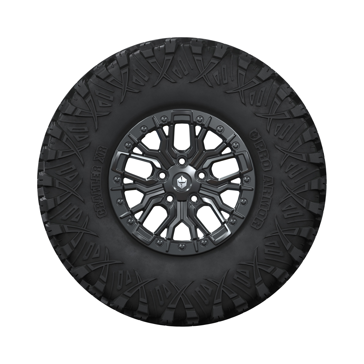Pro Armor Wheel & Tire Set: 5307 Beadlock & Crawler XR, 32