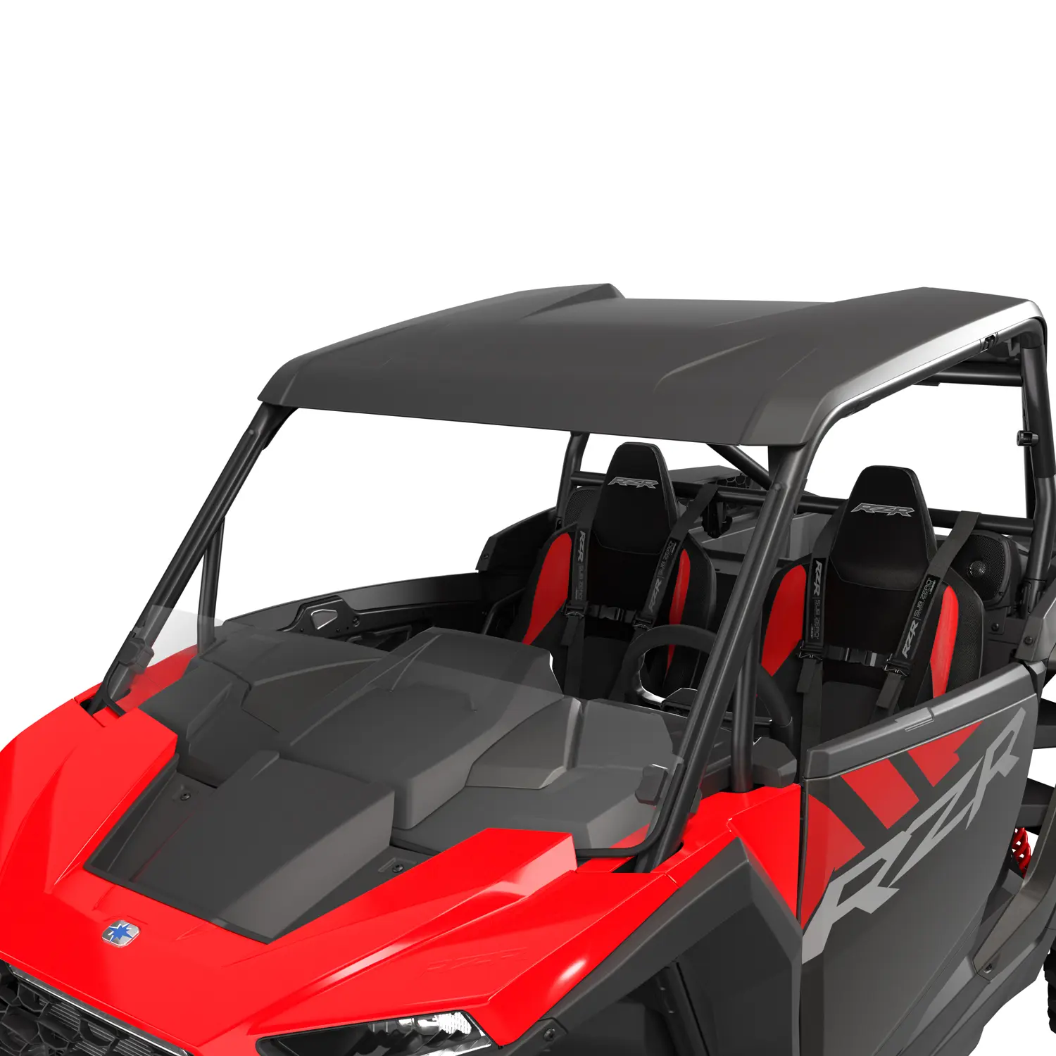 Lock & Ride félig zárható első szélvédő, kemény bevonatú polikarbonát, RZR SxS-hez - 2. kép a 3-ból
