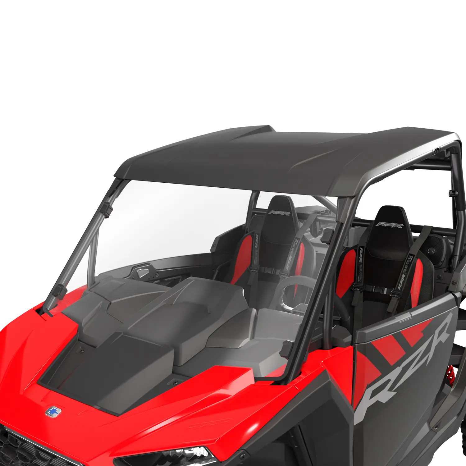 Lock & Ride Full Front Windshield, Hard Coat Polycarbonate, for RZR SxS - image 2 of 3
