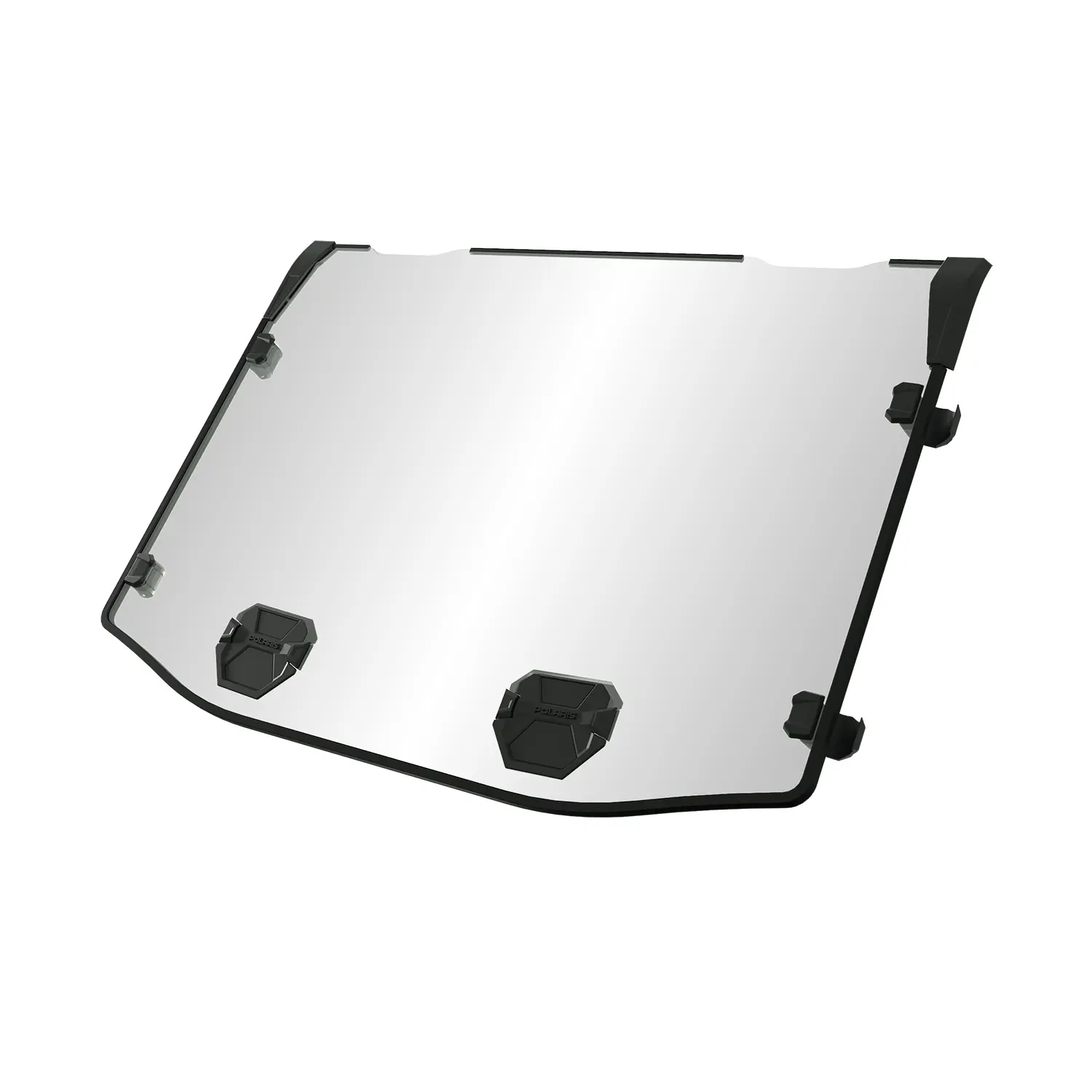 Lock & Ride teljes szellőzőnyílású első szélvédő, kemény bevonatú polikarbonát, RZR SxS-hez - 5. kép az 5-ből
