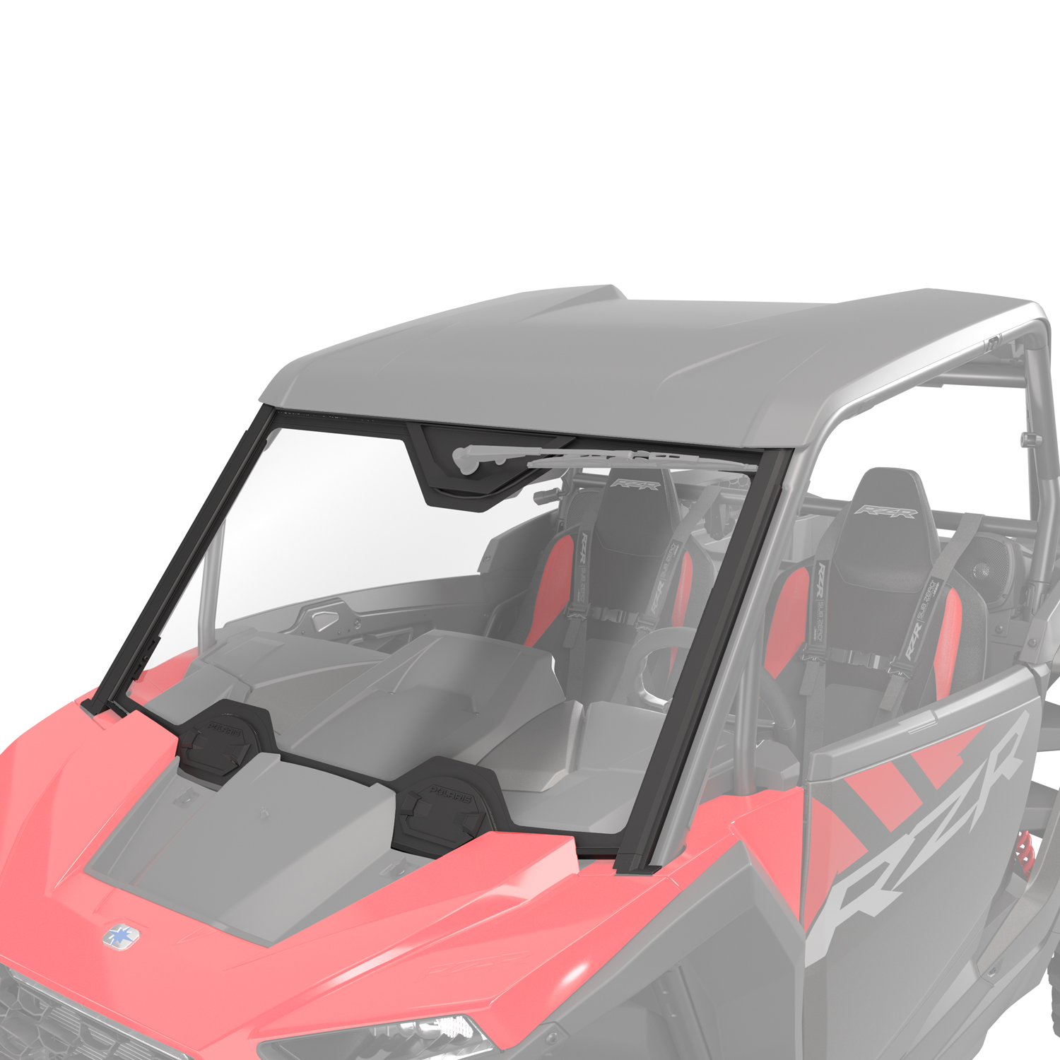 Full Vented Windshield - Glass | Polaris RZR