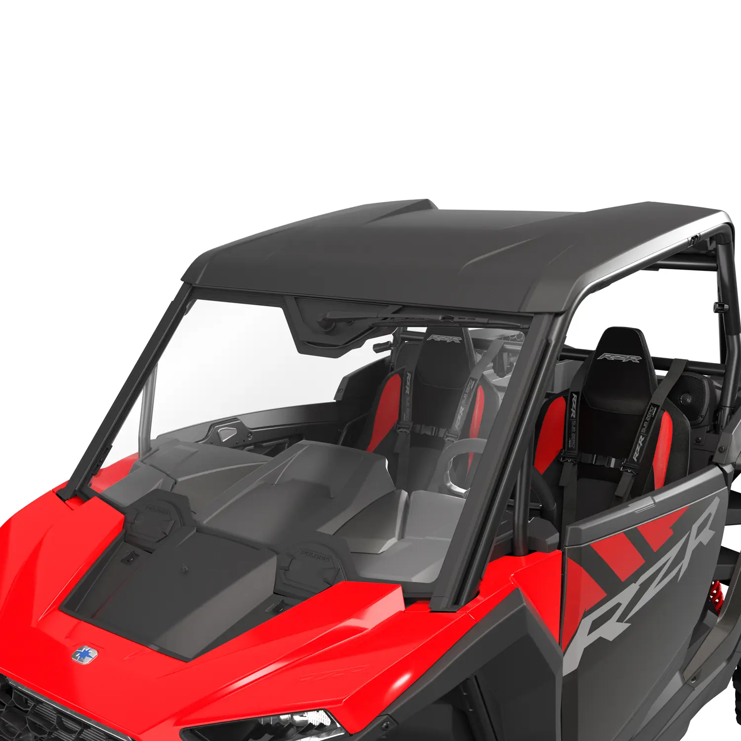 Teljesen szellőző első szélvédő, üveg, RZR SxS-hez - 2. kép a 4-ből
