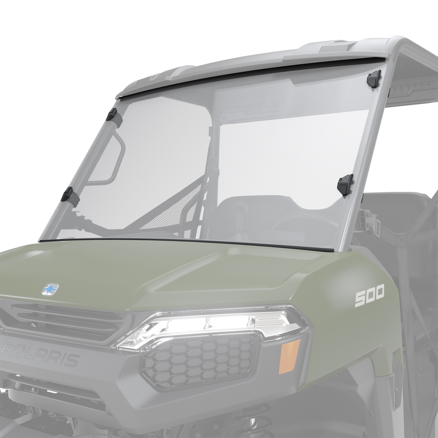 Full Front Windshield, Polycarbonate, for RANGER UTV | Polaris RANGER