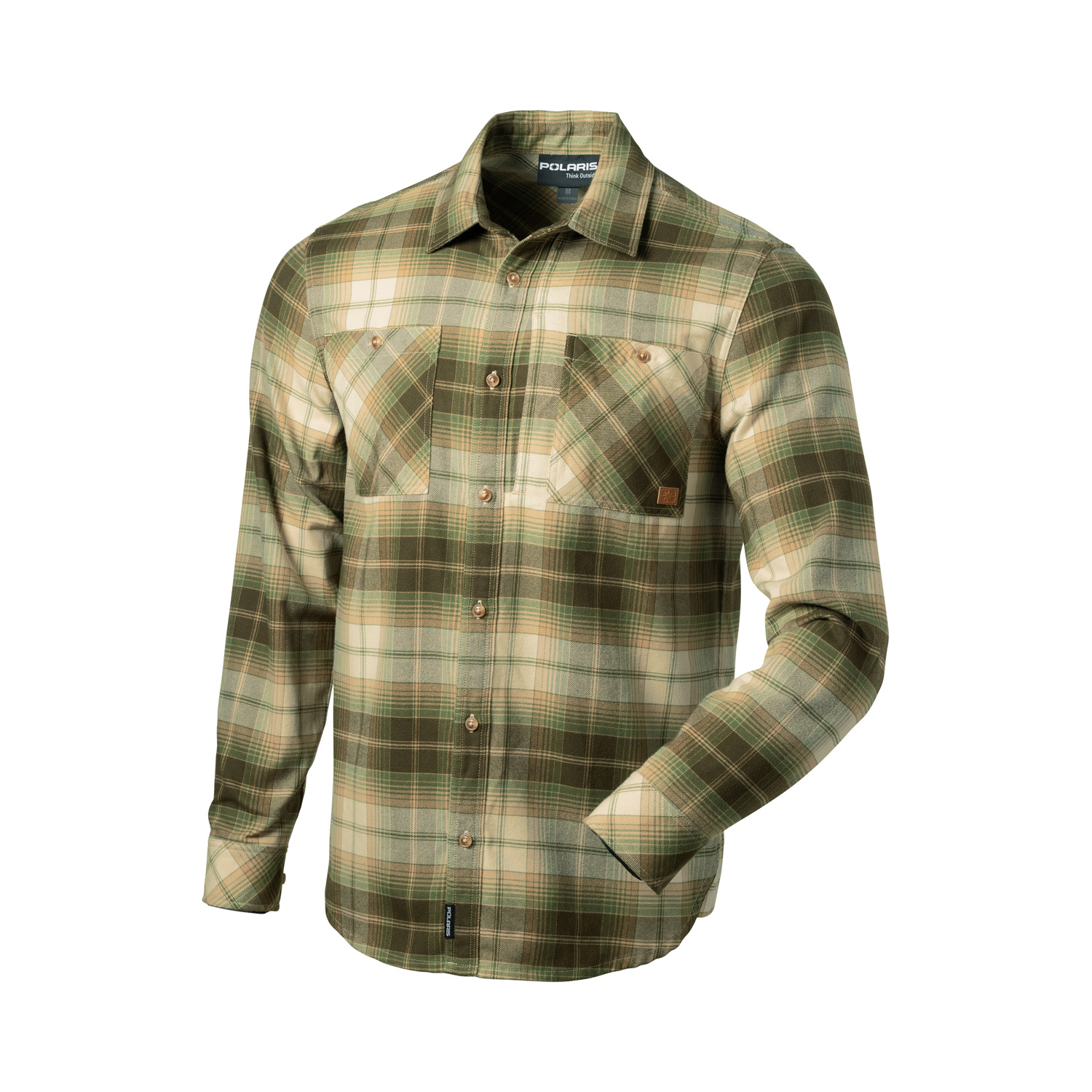 Polaris Men's Plaid Flannel Shirt - Picture 3 of 4