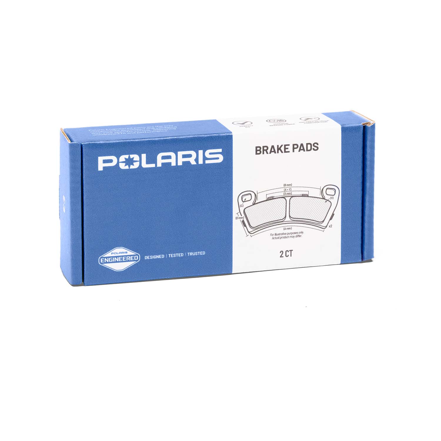 Brake Pads (4 Qty) - Two Wheel Service Kit for select RZR and