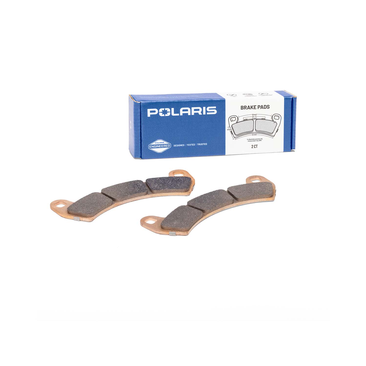 Brake Pads (2 Qty) - One Wheel Service Kit for select RZR and