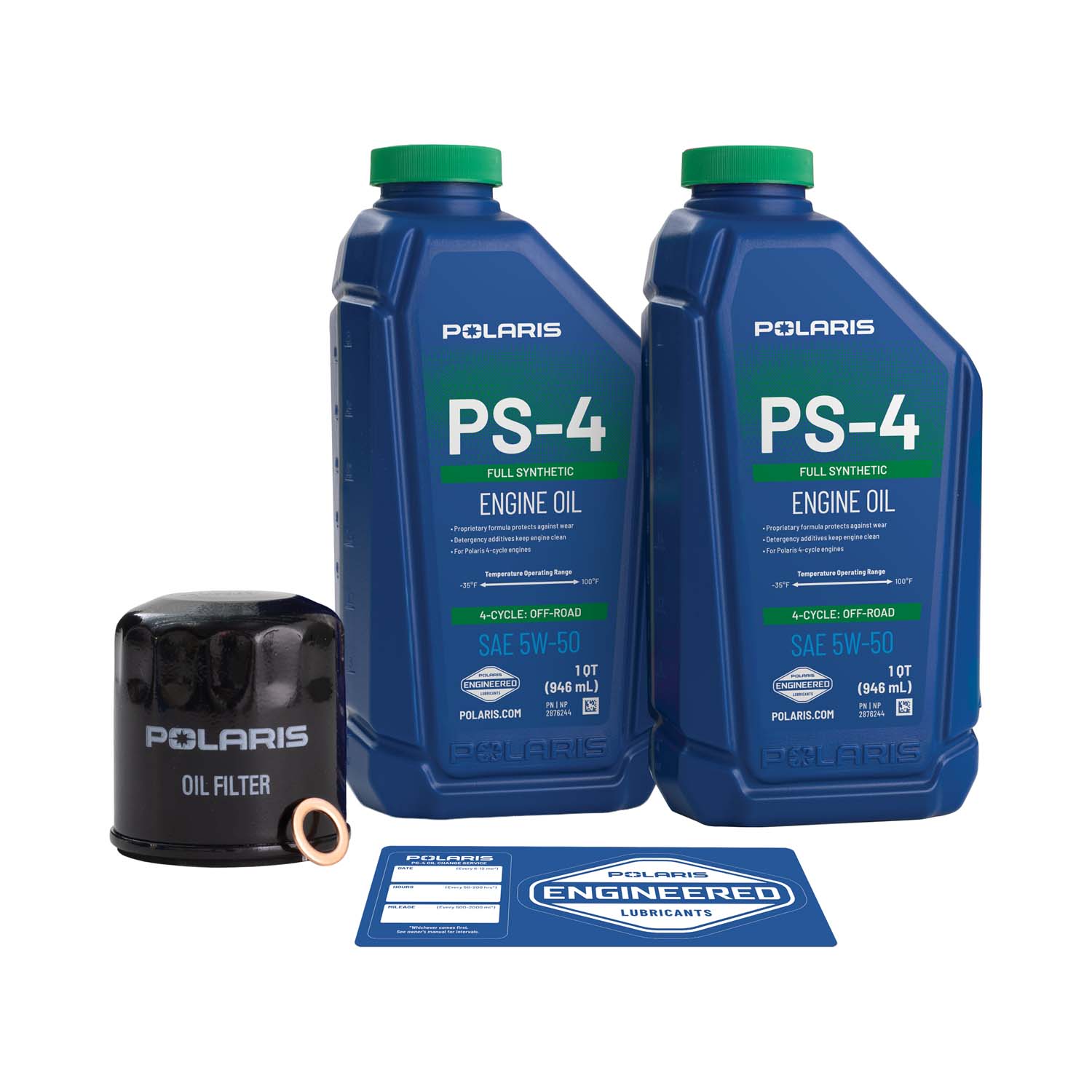 Full Synthetic Oil Change Kit, 2877473, 2 Quarts of PS-4 Engine