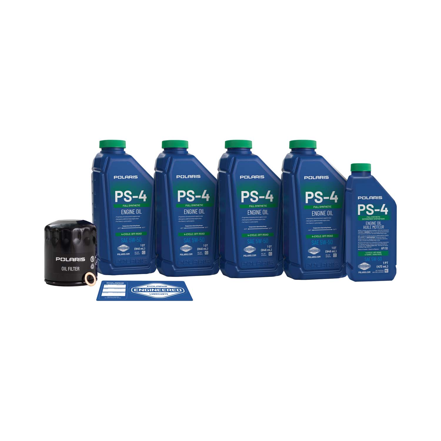 Full Synthetic Oil Change Kit, Polaris Ranger Prostar 1500, Part