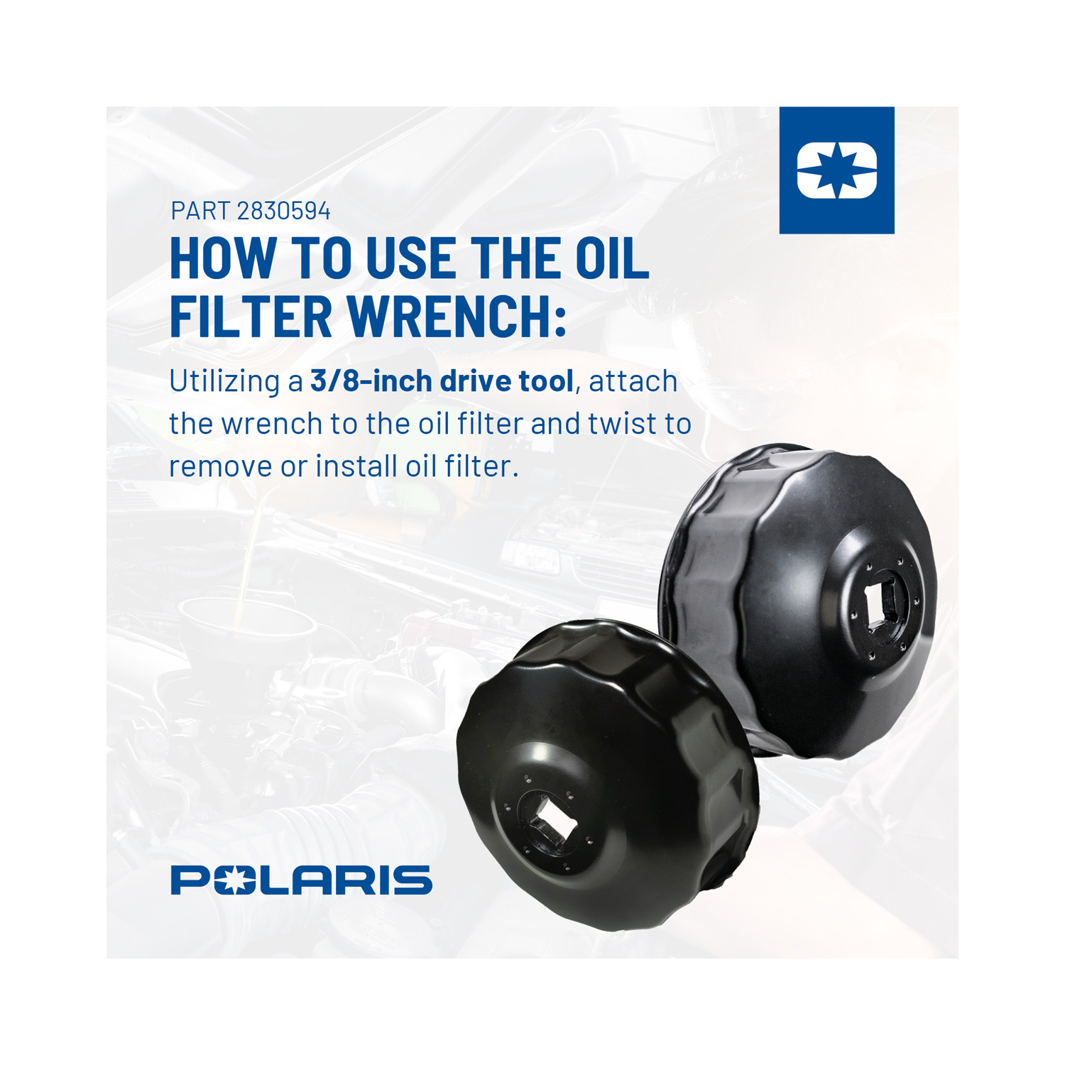 Oil Filter Wrench, Part 2830594 | Indian Motorcycle