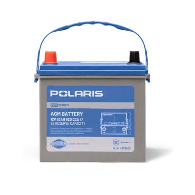 12V 53AH AGM Pro Series Battery for select RANGER, GENERAL, RZR and Polaris XPEDITION