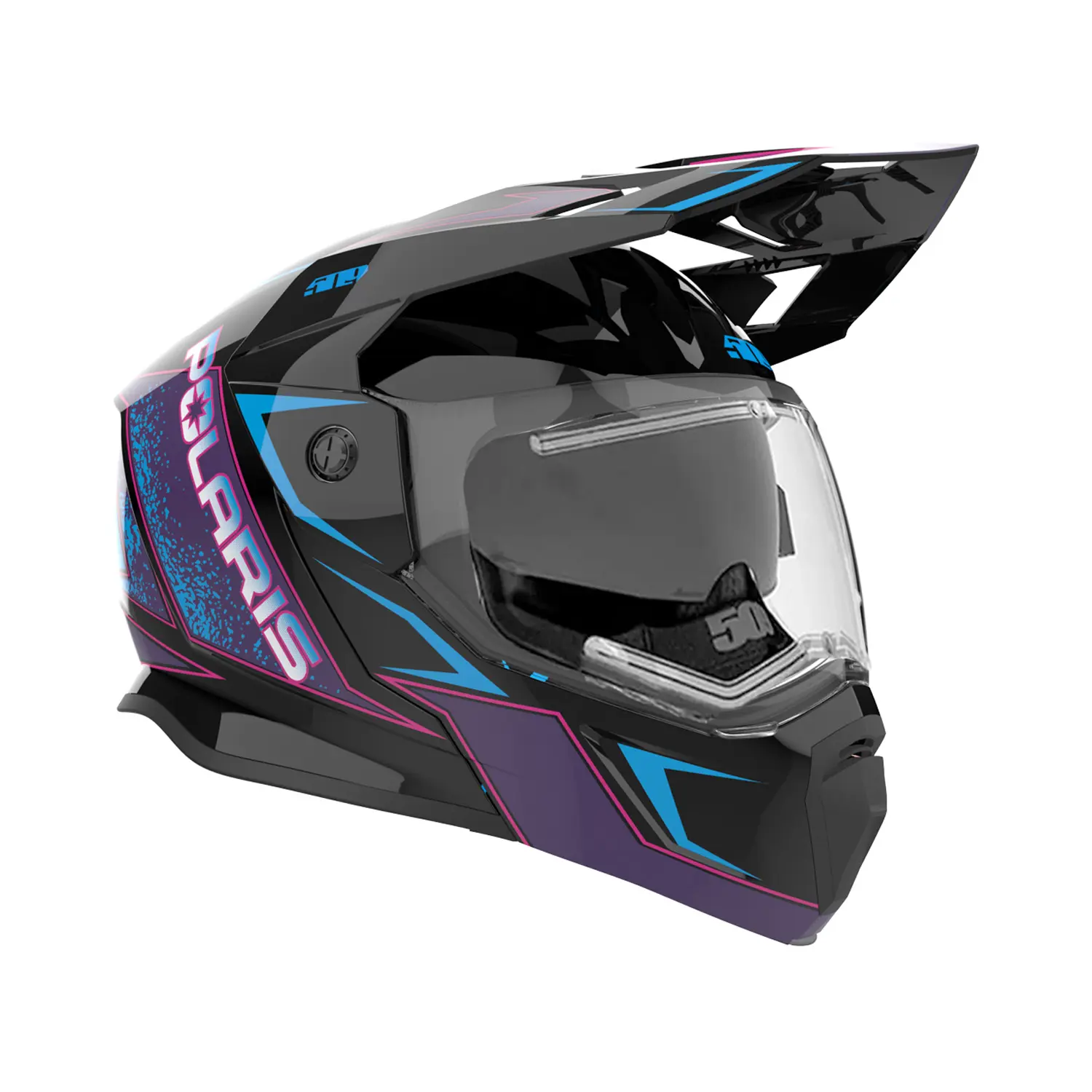 delta sport motorcycle helmet R4 Ignite Black Aura / MD down sun visor 509 for Polaris Delta R4