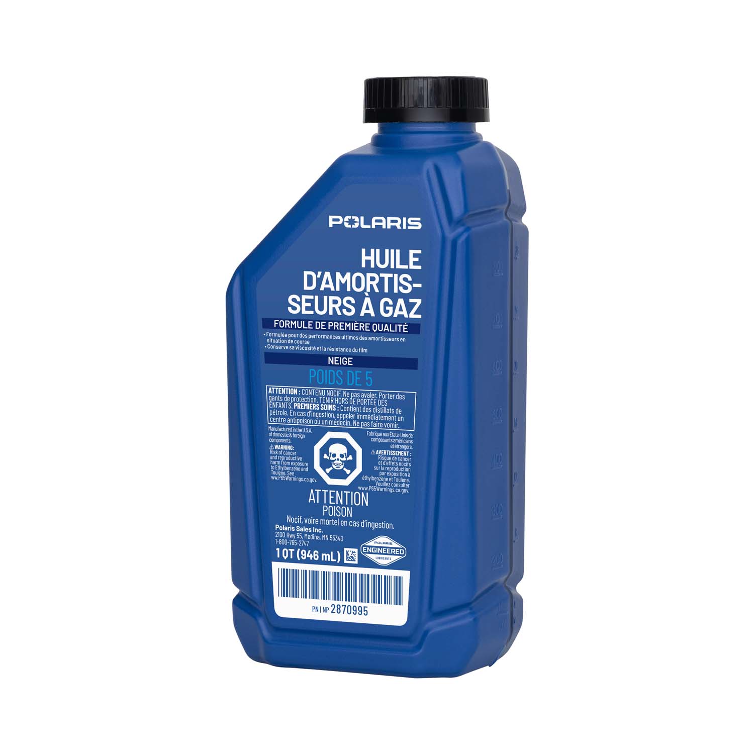 Premium Gas Shock Oil, 2870995, 1 Quart | Polaris Snowmobiles