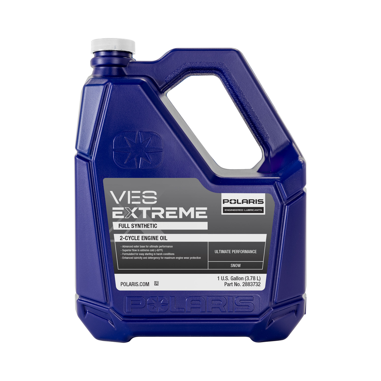 Polaris Snowmobile VES EXTREME Full Synthetic 2 Cycle Oil fo