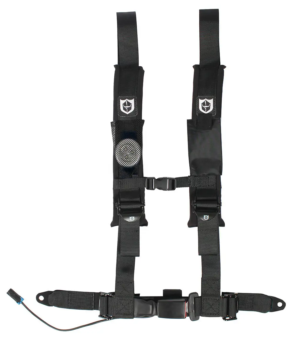 Harnais De Conduite Leaders Premium En Cuir Noir Avec Touches Turquoise - Taille Cob