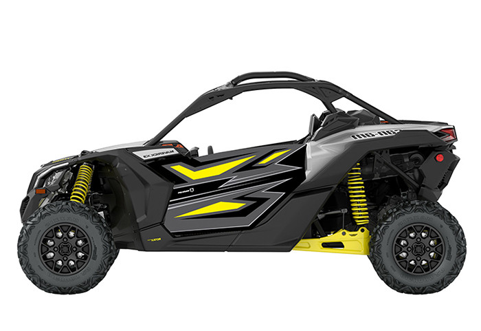 2018 Can Am Maverick X3 Striker Door Hyper Silver/Sunburst Yellow