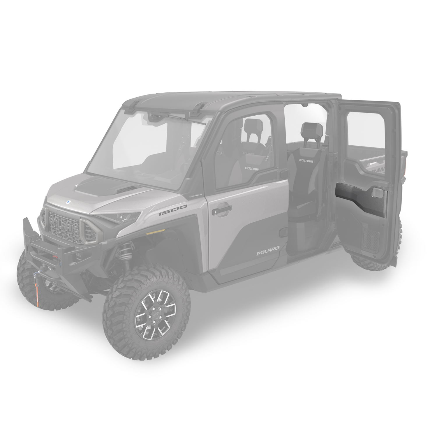 Exterior Door Accent Panels for RANGER CREW XD 1500, Rear