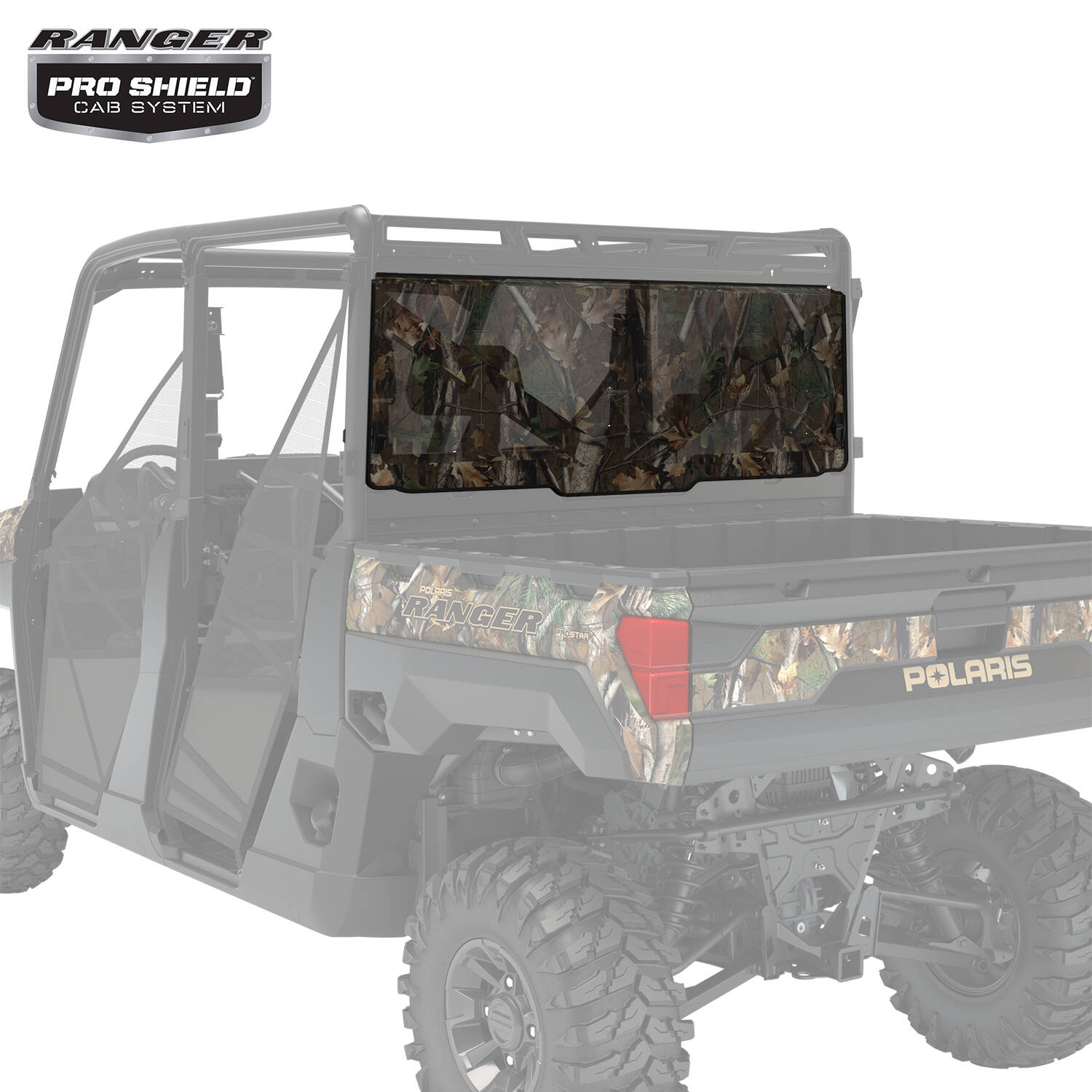 Lock & Ride Rear Panel, Poly, Polaris Pursuit® Camo