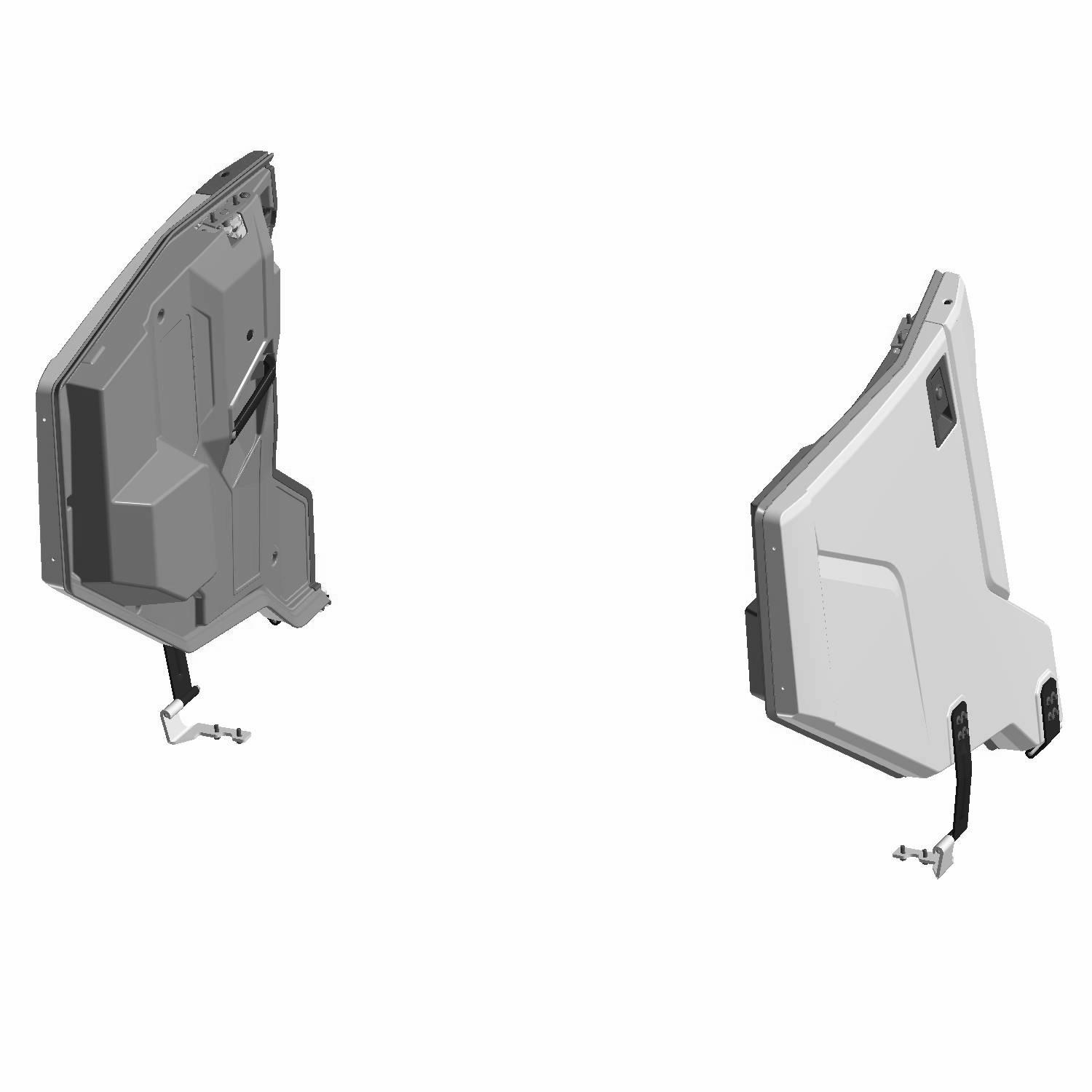 Half Doors for RANGER XP 1000, CREW & PRO XD, Front, Poly