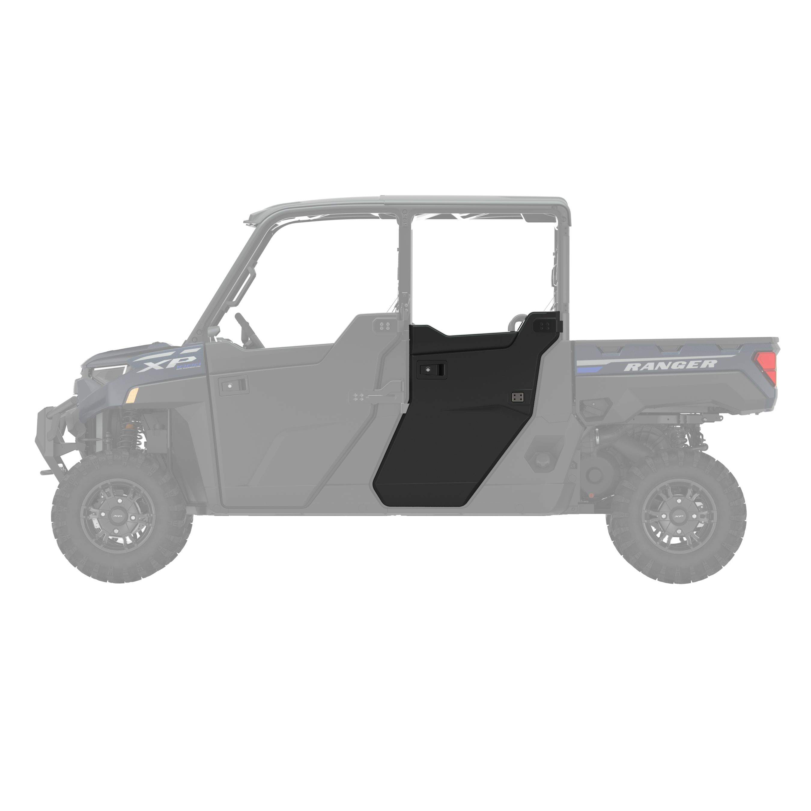 Half Doors for RANGER CREW XP 1000 & PRO XD CREW, Rear, Poly, Set