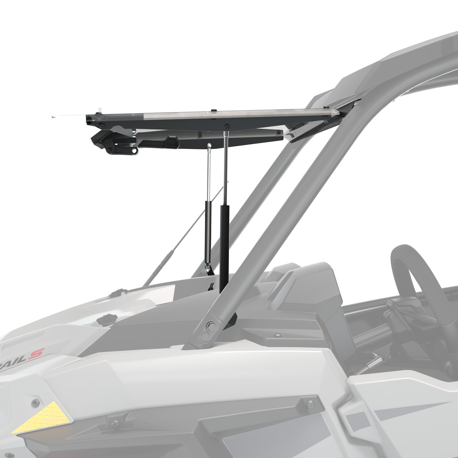 Tip Out Windshield - Hard Coat Poly | Polaris RZR