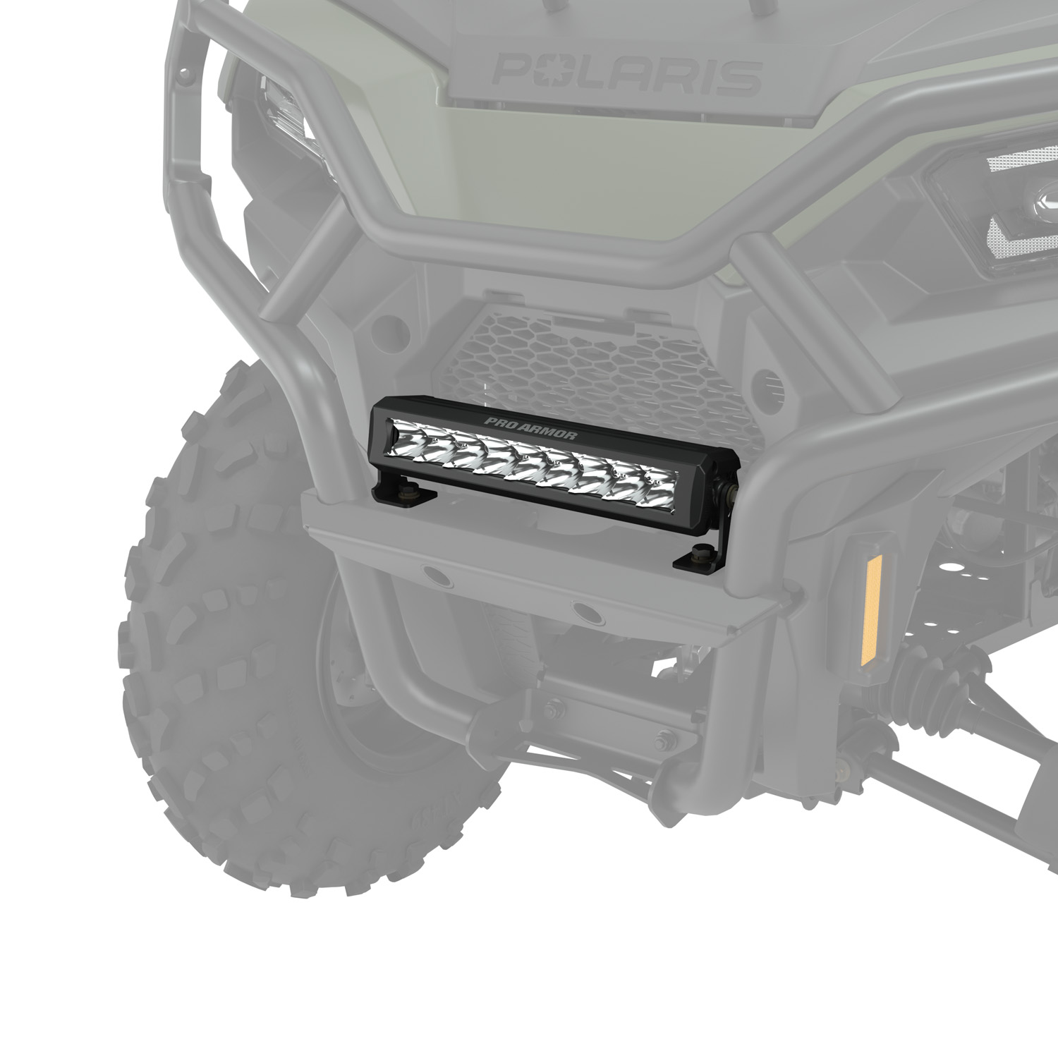Polaris Pro Armor 11" Single-Row LED Spot Light Bar - Foto 17 di 18