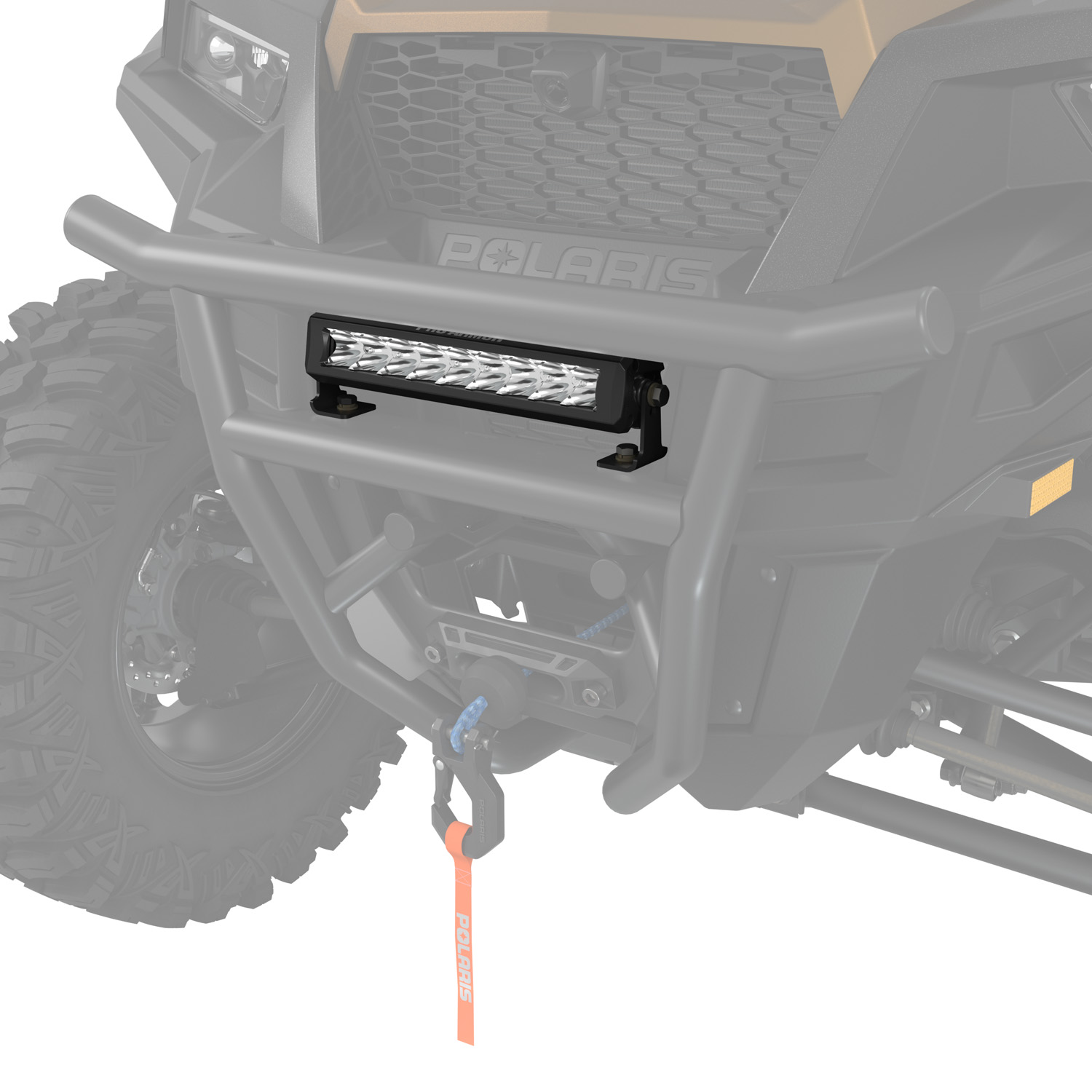 Polaris Pro Armor 11" Single-Row LED Spot Light Bar - Foto 13 di 18