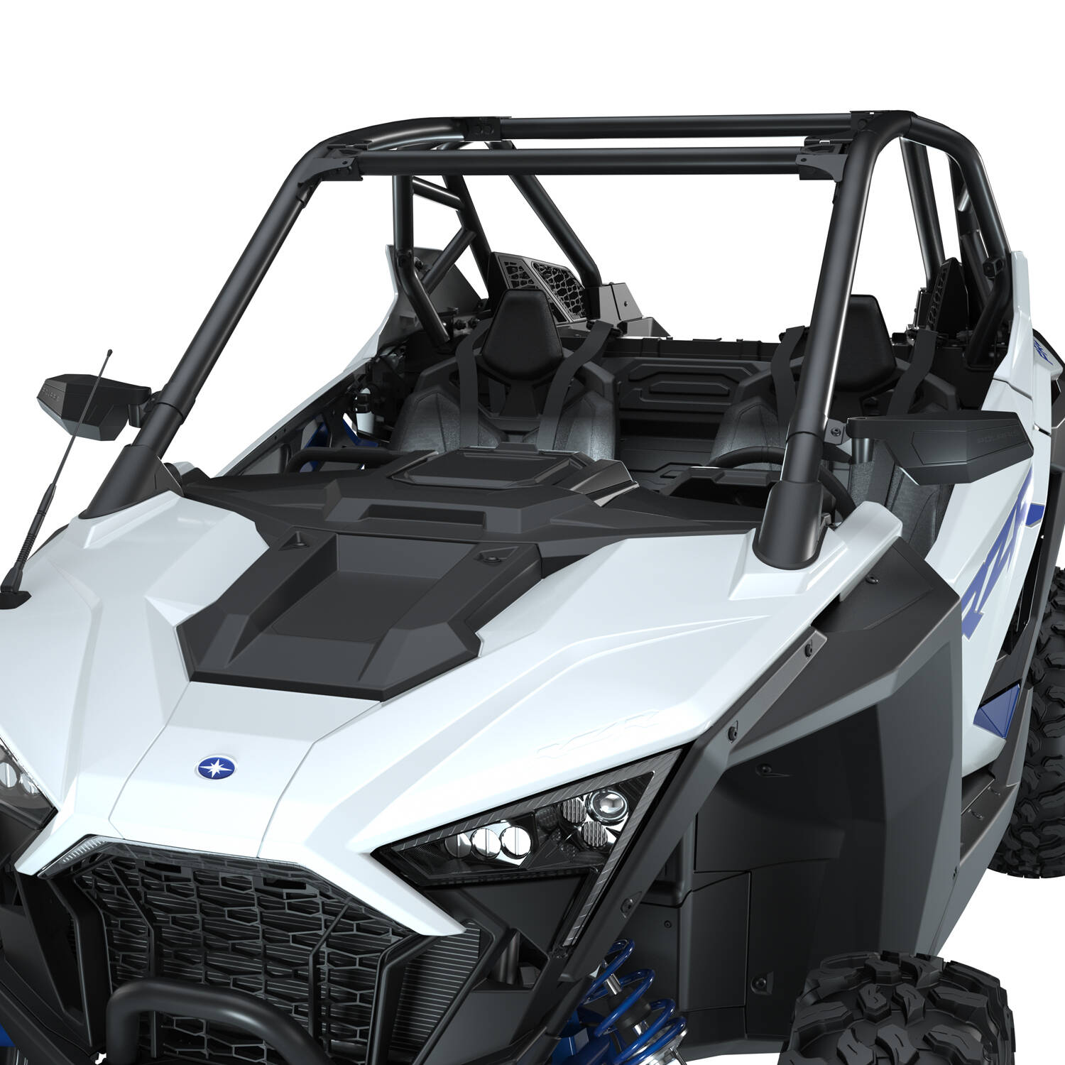 Sideview Adjustable Folding Mirrors for RZR, ROPS Mounted