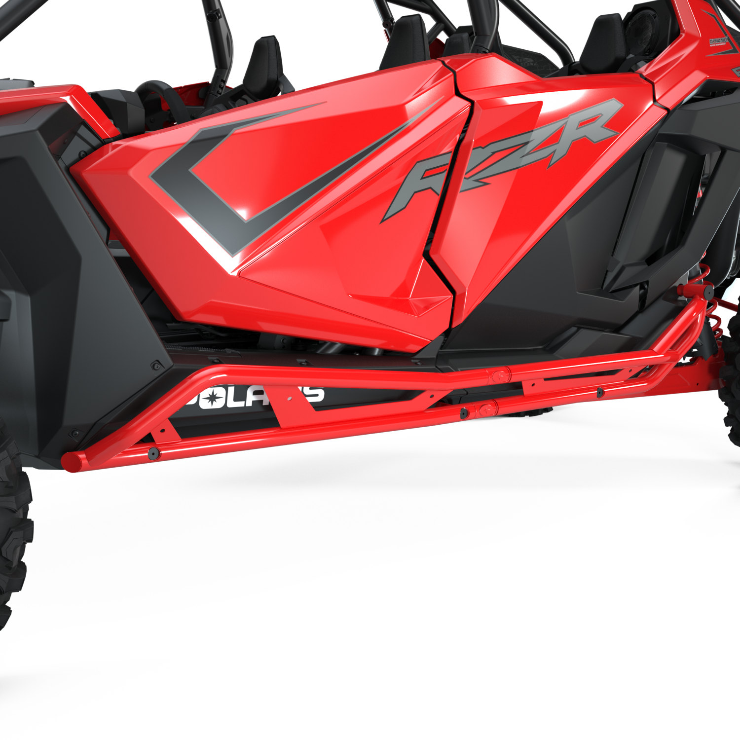 トップス Ride HD Extreme Kick-Out Rock Sliders, 4-Seat | Polaris RZR