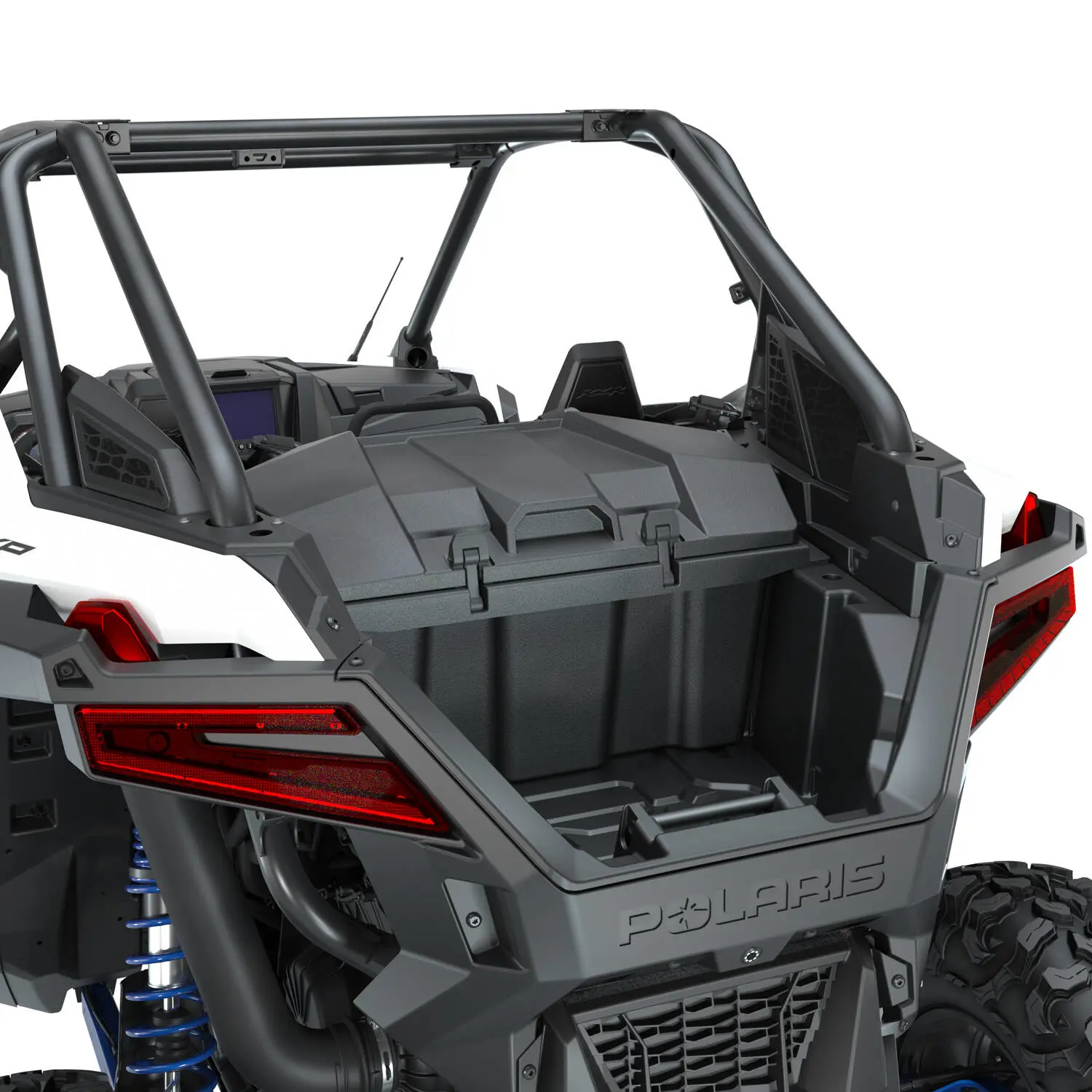 Polairs Pro R Storage Rack Polaris RZR Cargo Box 60 QT Rear Cargo Storage Box For 2022-2025 ...