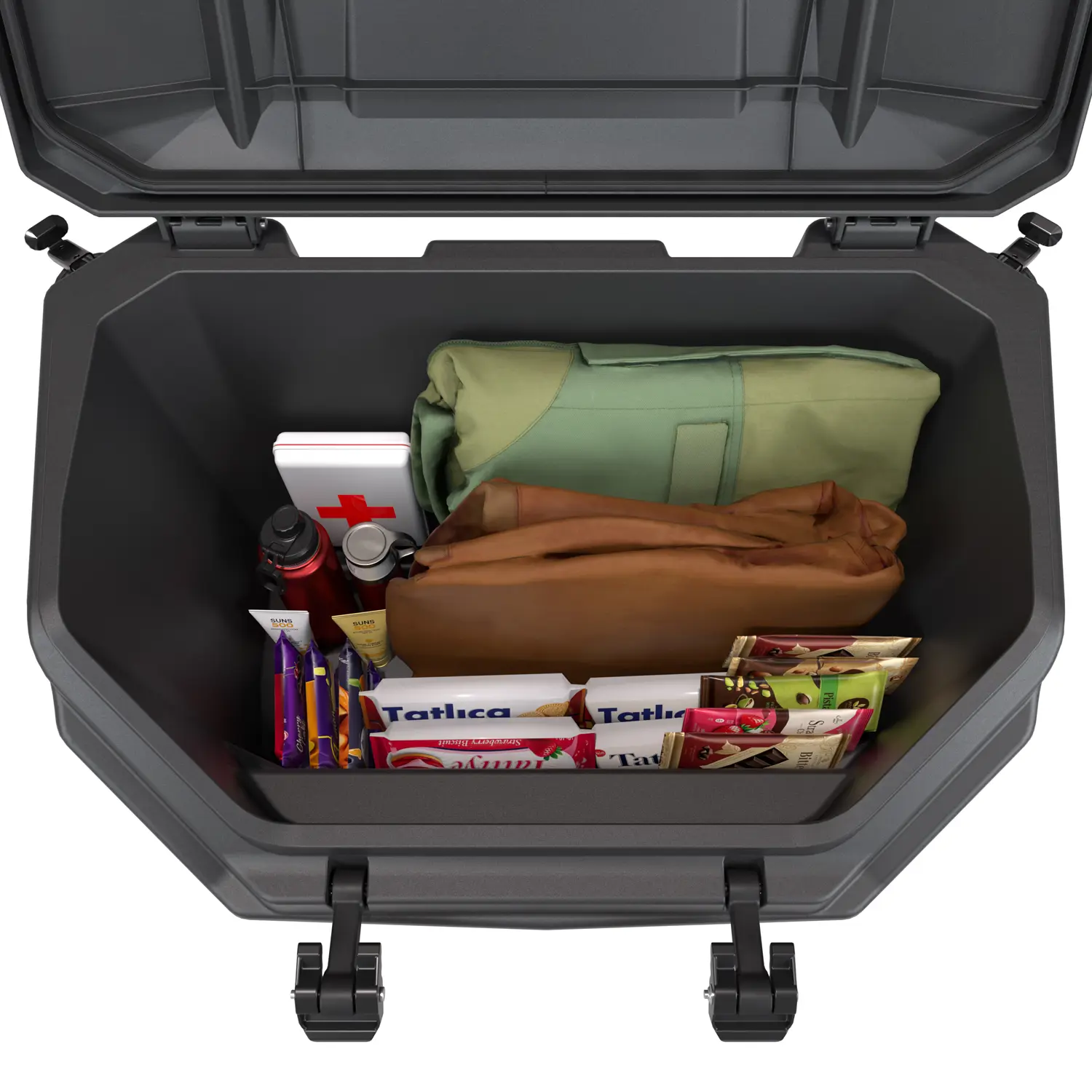 Lock & Ride 55 Quart Rear Cargo Storage Box for RZR XP 1000 - image 7 of 9