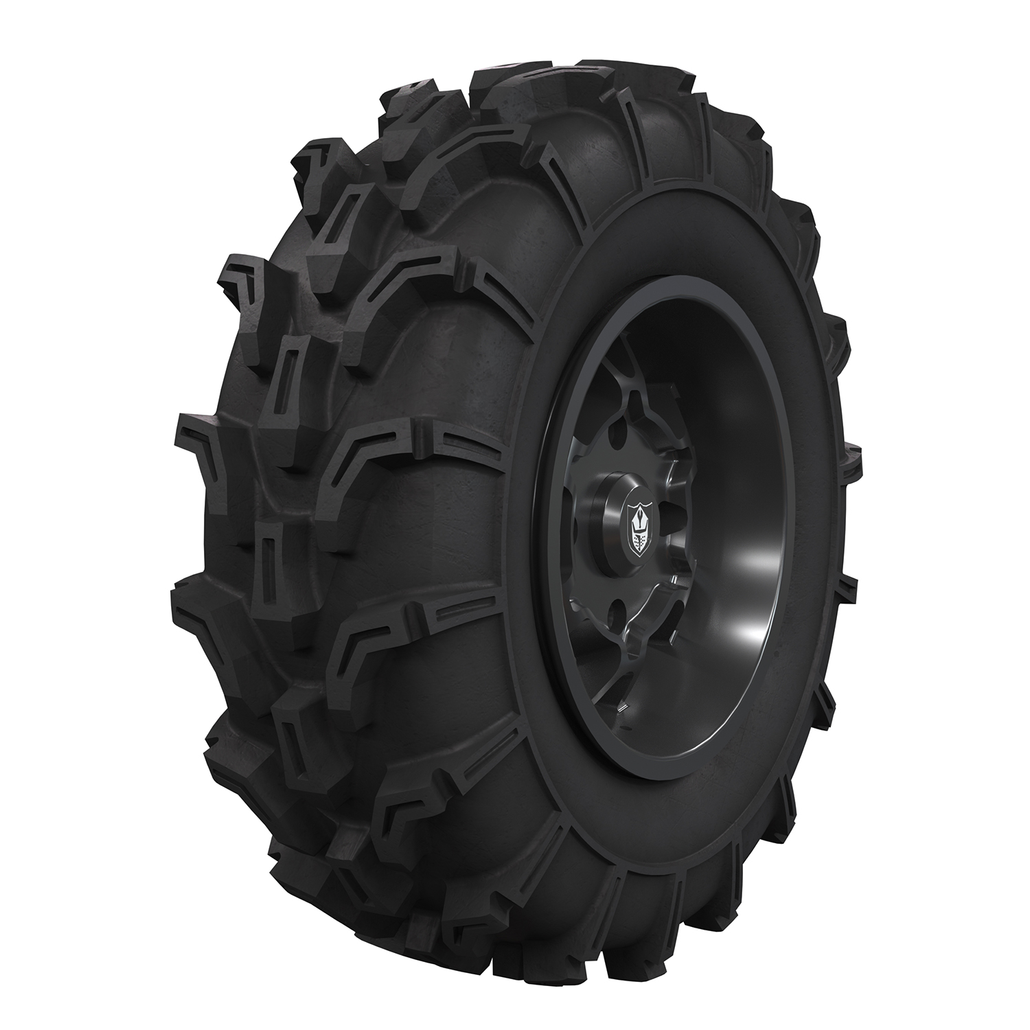 Pro Armor Wheel & Tire Set: 5201 & Mud XC, Matte Black, 30