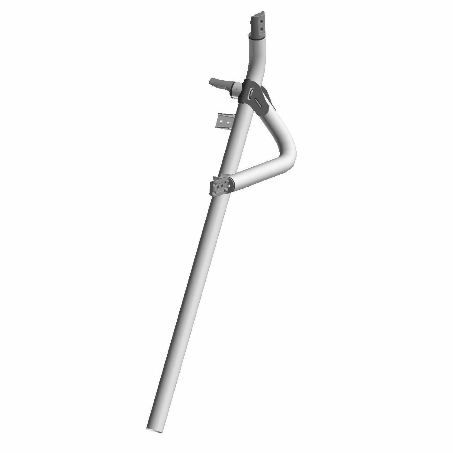 Rollover Protective Structure (ROPS) Weld, Rear, Left, Matte Black