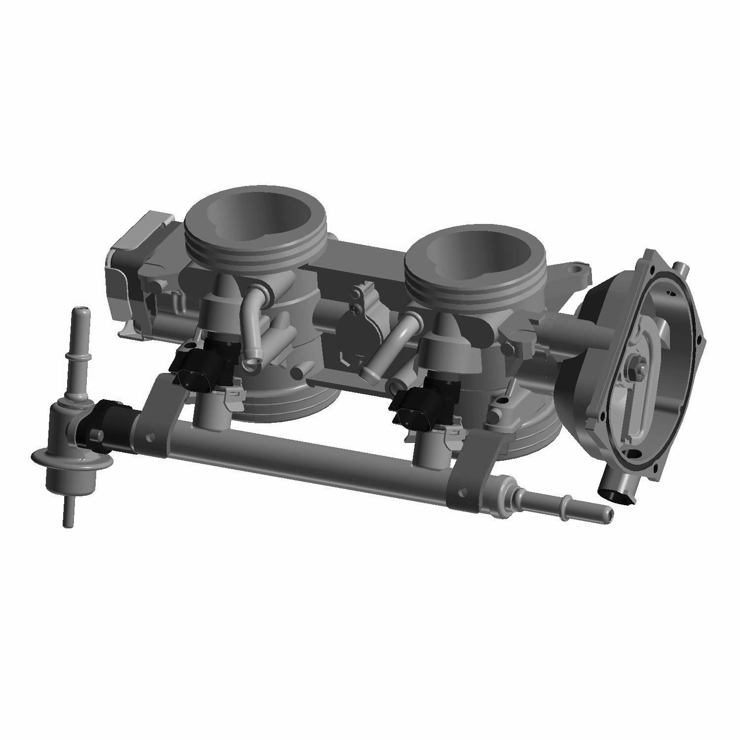 Dual Throttle Body Assembly, Part 1204552 | Polaris RANGER