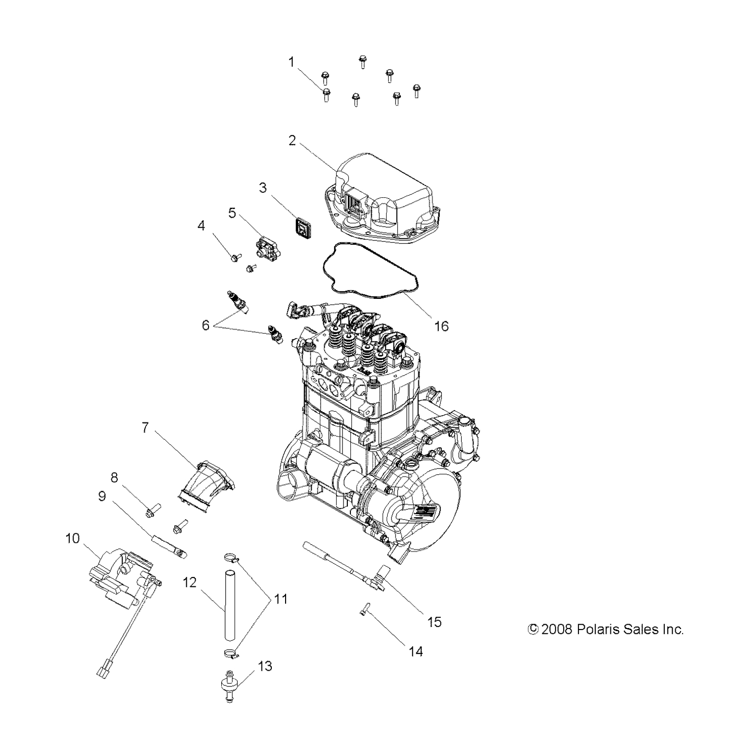 連絡用 Throttle Body Adapter, Part 1253527 | Polaris Sportsman