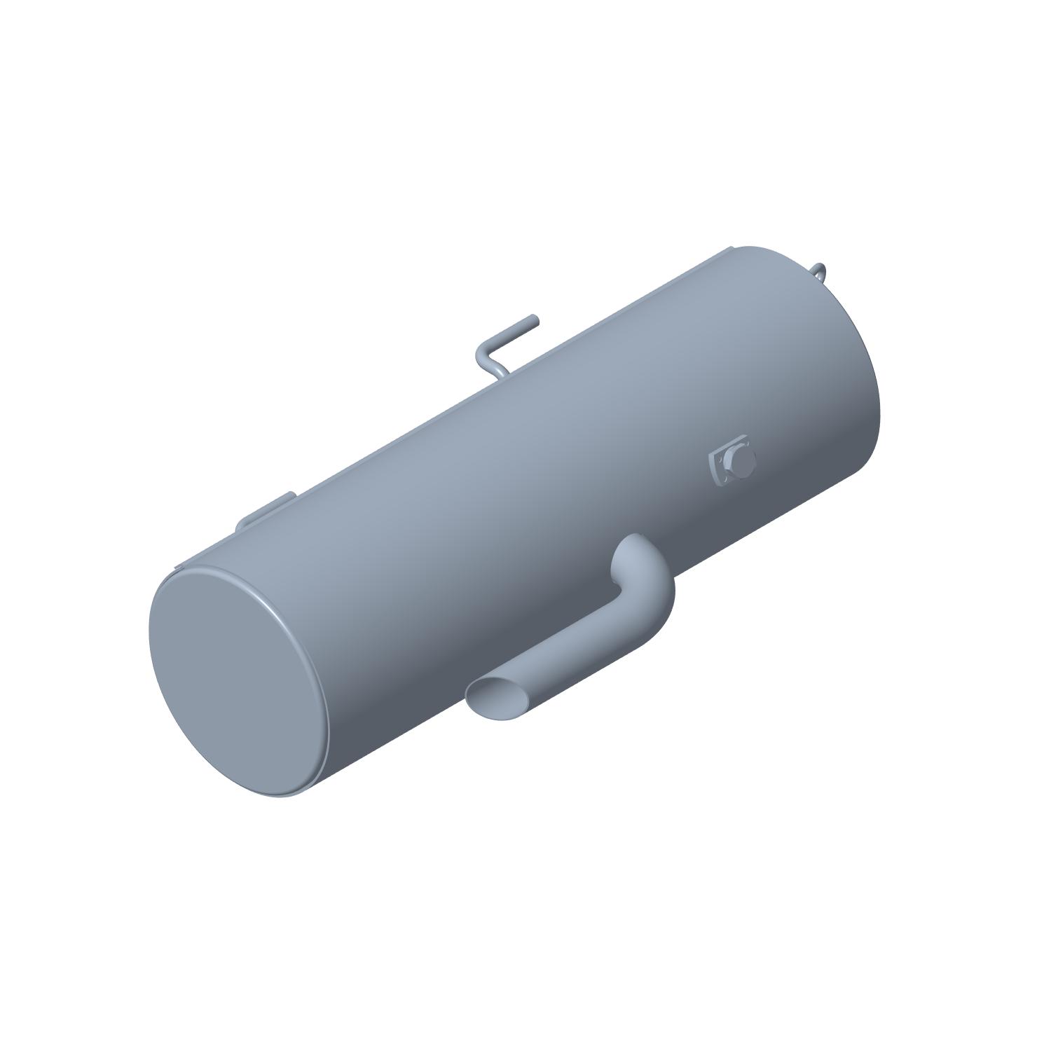 Silencer Weld, High Temp Powder Paint Black, Part 1262115-489