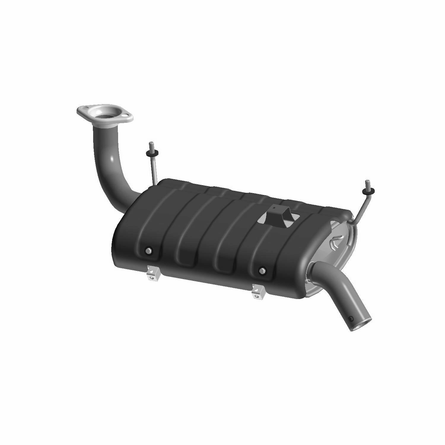 Silencer Assembly, RANGER, HVAC [Includes 2,6,12 (Qty 2),14