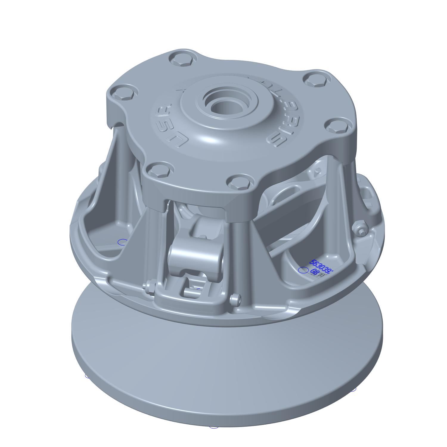 Basic Drive Clutch Assembly, Part 1323209 | Polaris Snowmobiles