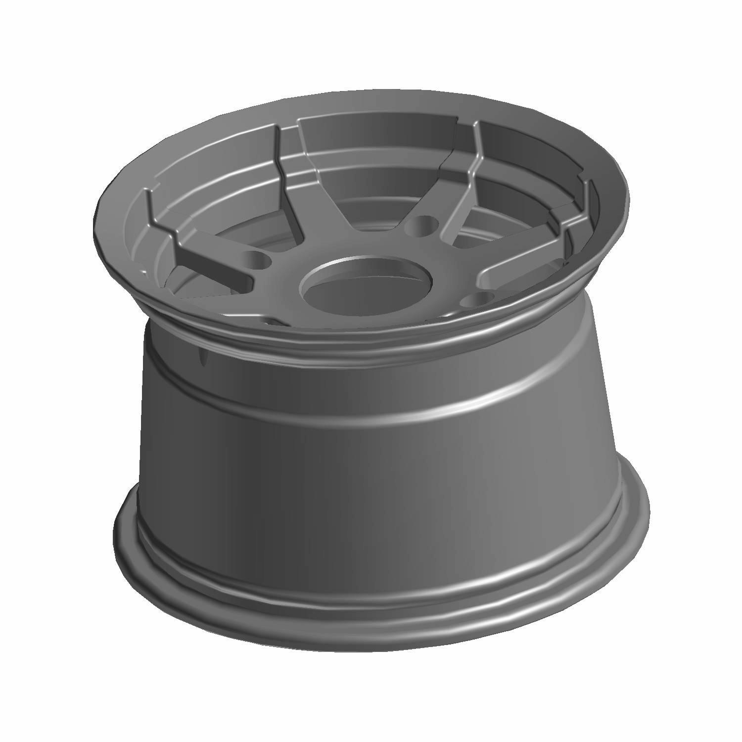 Rim, 12 x 8, Cast Medium Gloss Medium Gloss Black, Part 1521105