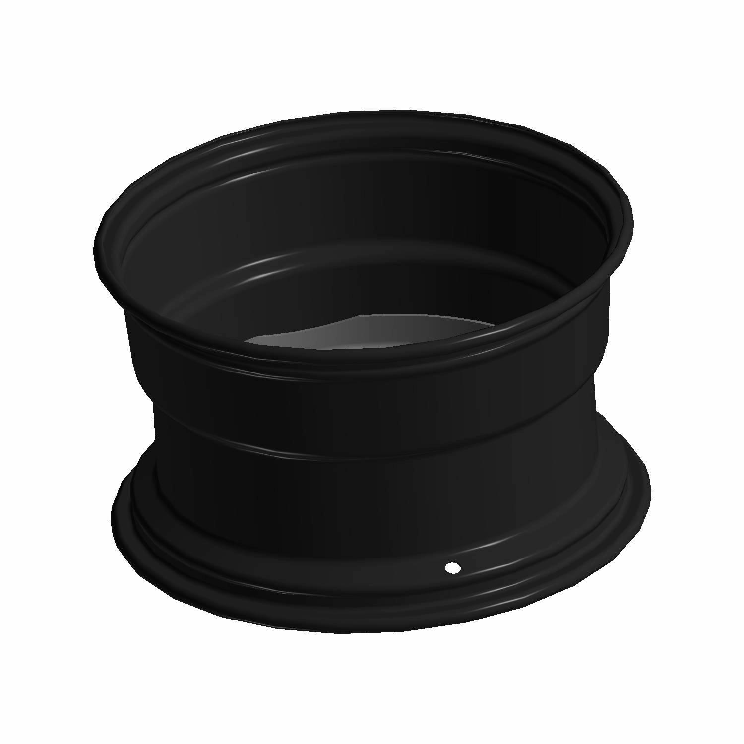 Wheel, Rear, 14 x 8in, Medium Gloss Medium Gloss Black, Part