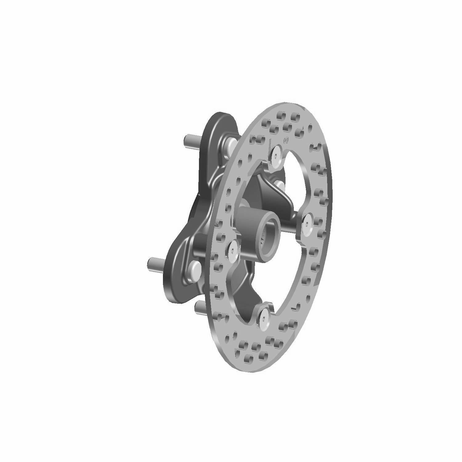 Wheel Hub Assembly with Disc [Includes Hub, Disk, Studs, 6], Part