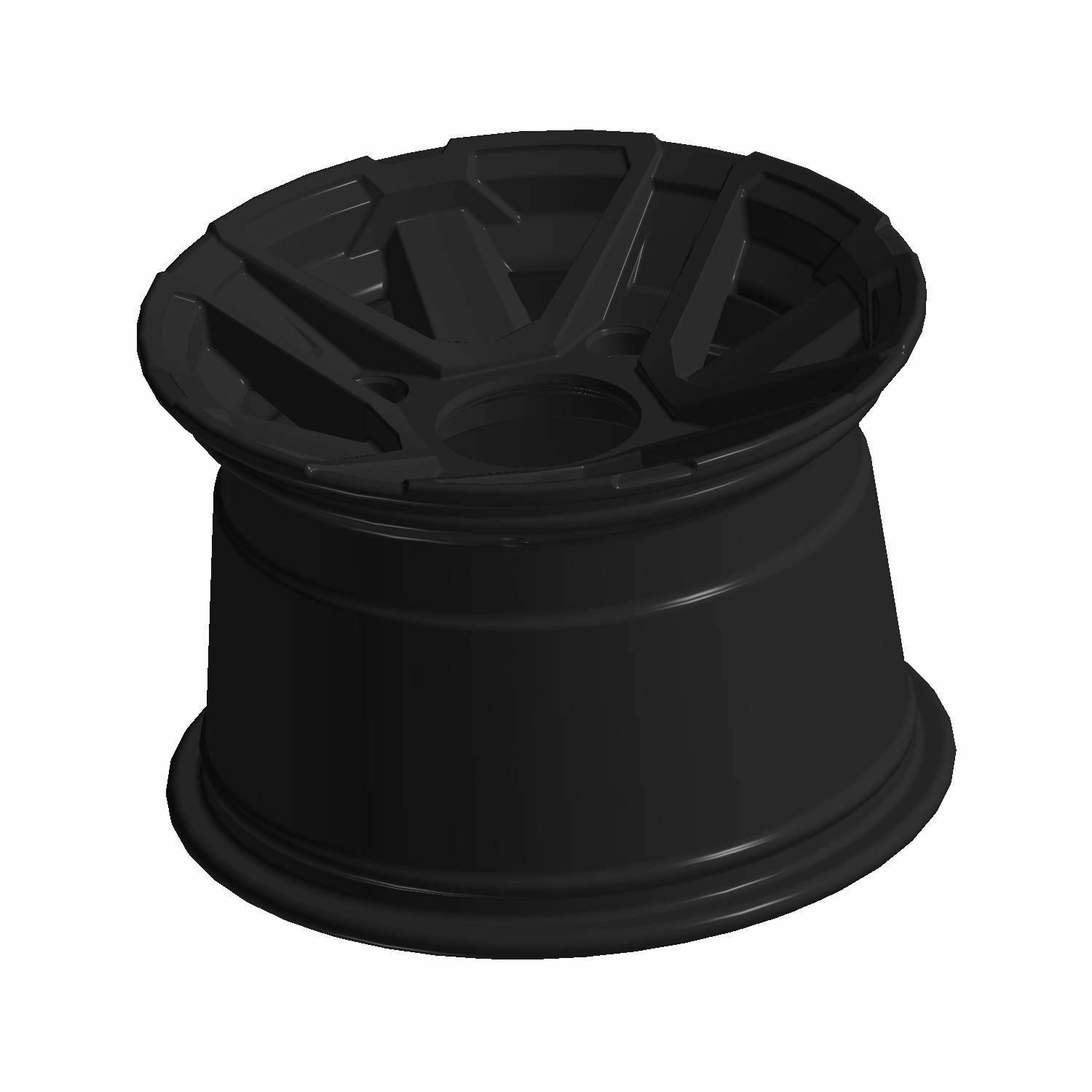 Rear Rim, Matte Black, Part 1522670-458 | Polaris RANGER