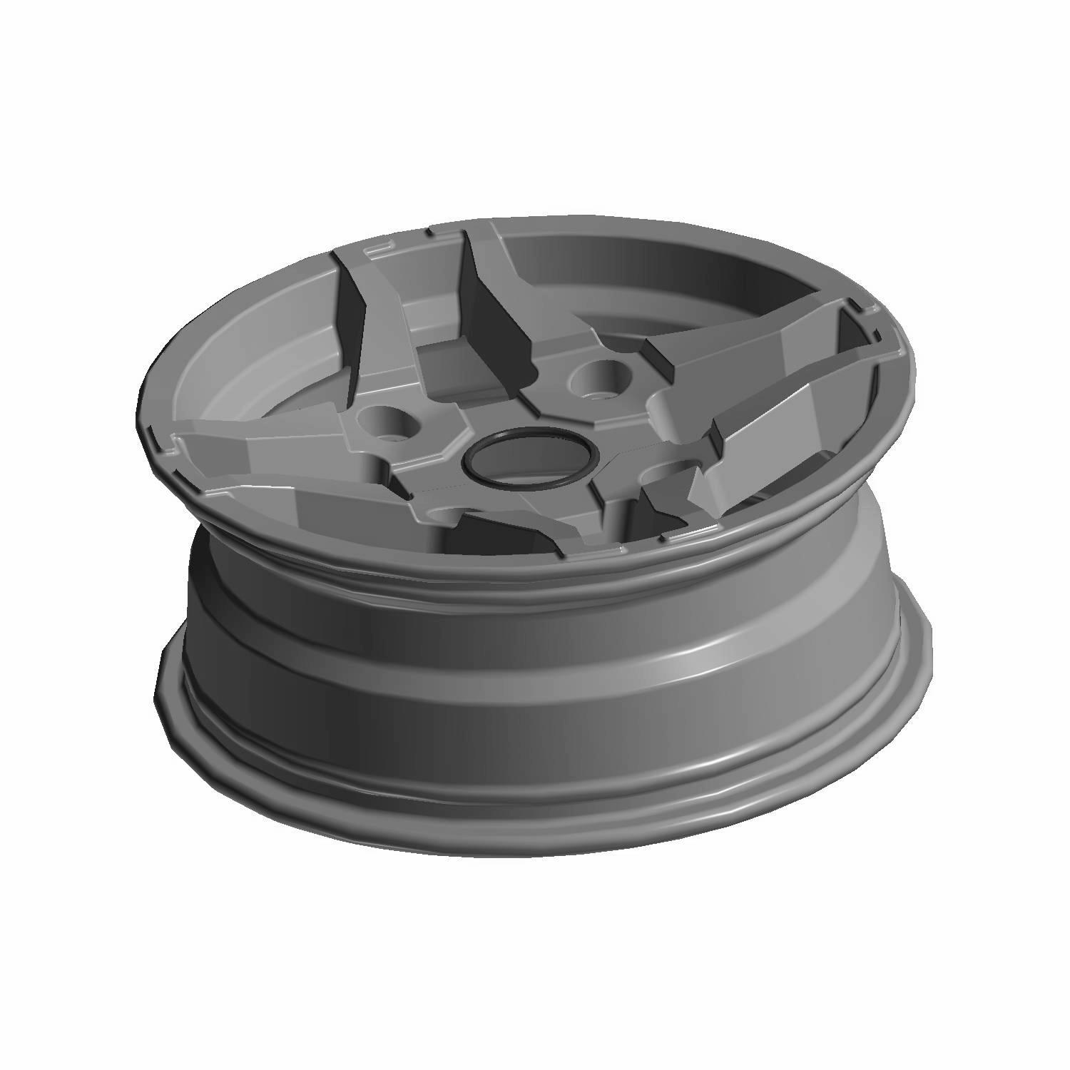 14 x 5.5 Front Wheel, Matte Black, Part 1522456-458 14 x 5.5 Front Wheel, Matte Black, Part 1522456-458
