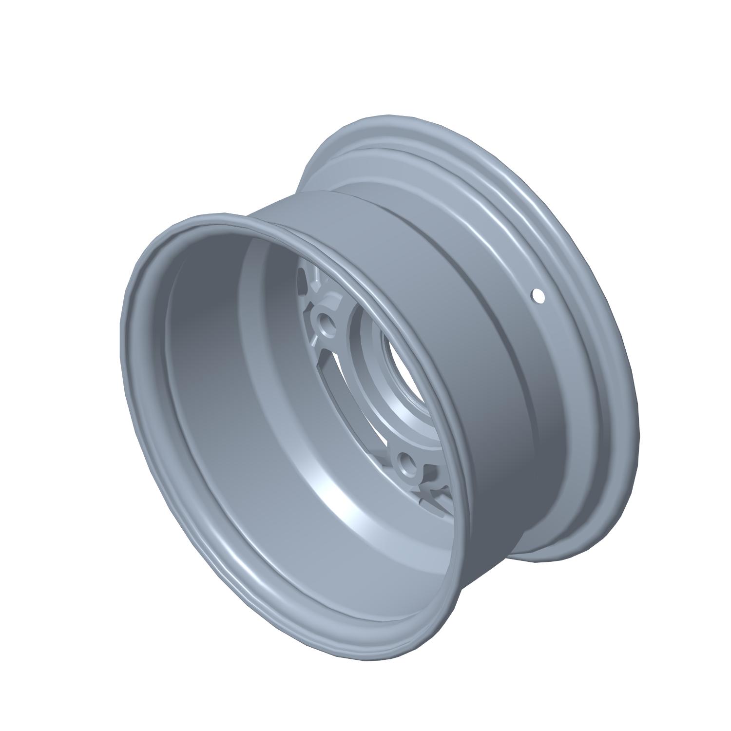 Front Rim, 12 in. X 6 in. Wide, 26.2 Offest, Flash Black, Part