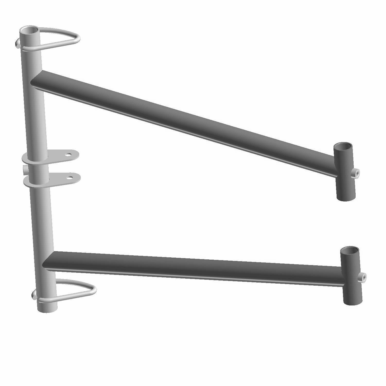 Trailing Arm Weld, Front, Black, RMK, Part 1542762-329 | Polaris