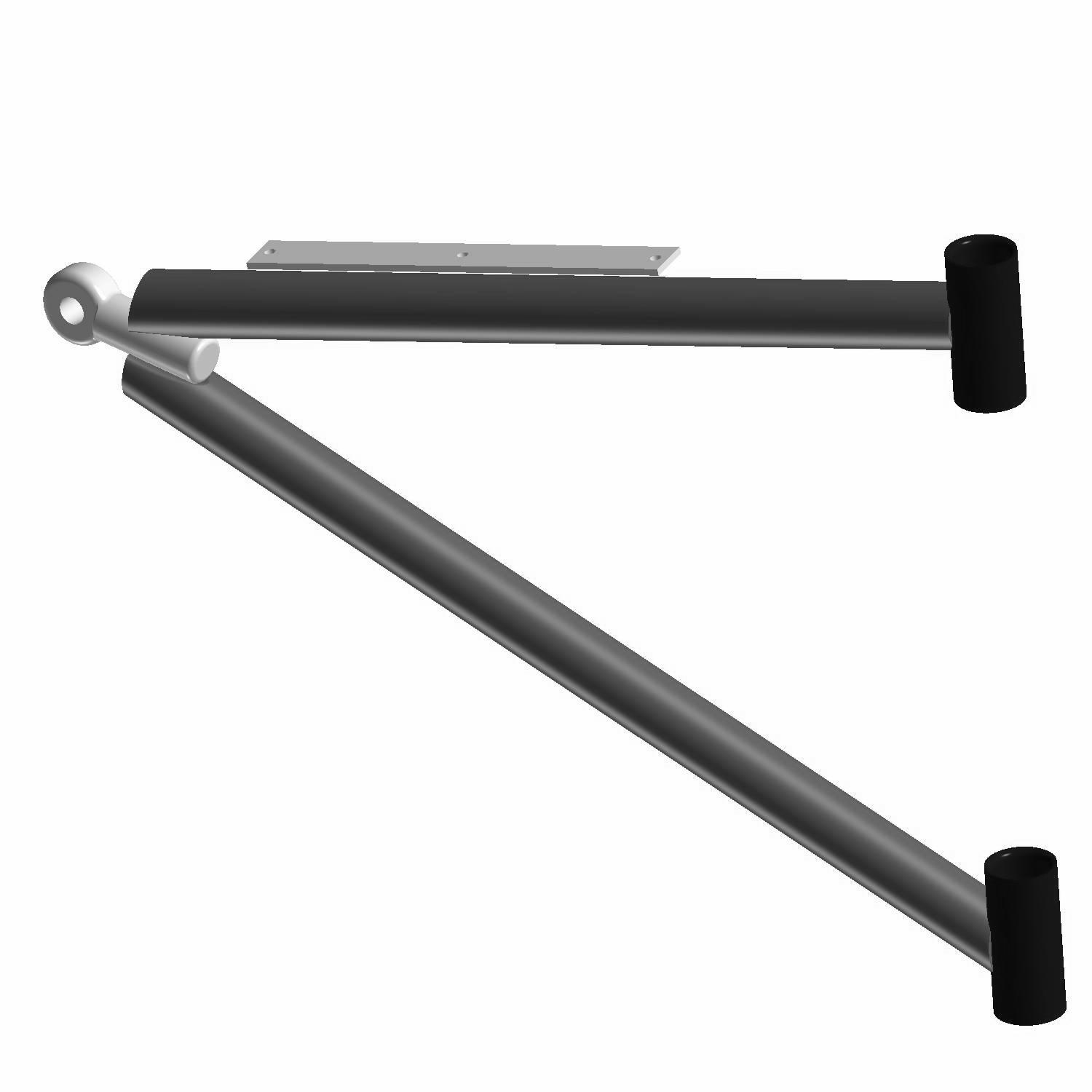 Right Hand Weld A Frame, Matte Black, Part 1542945-458 | Polaris
