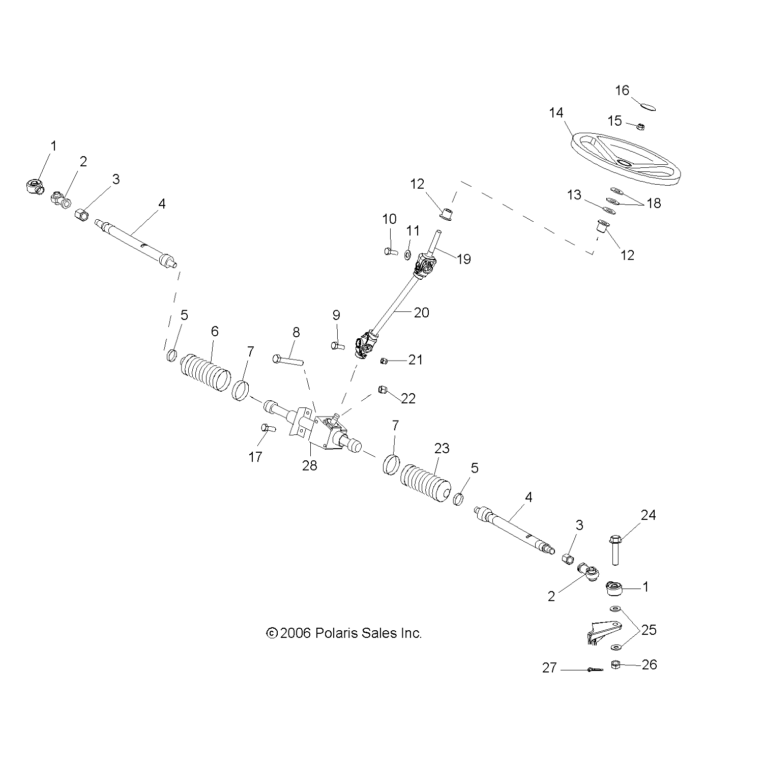 Steering Gear Box Assembly, Part 1822636 | Polaris RANGER