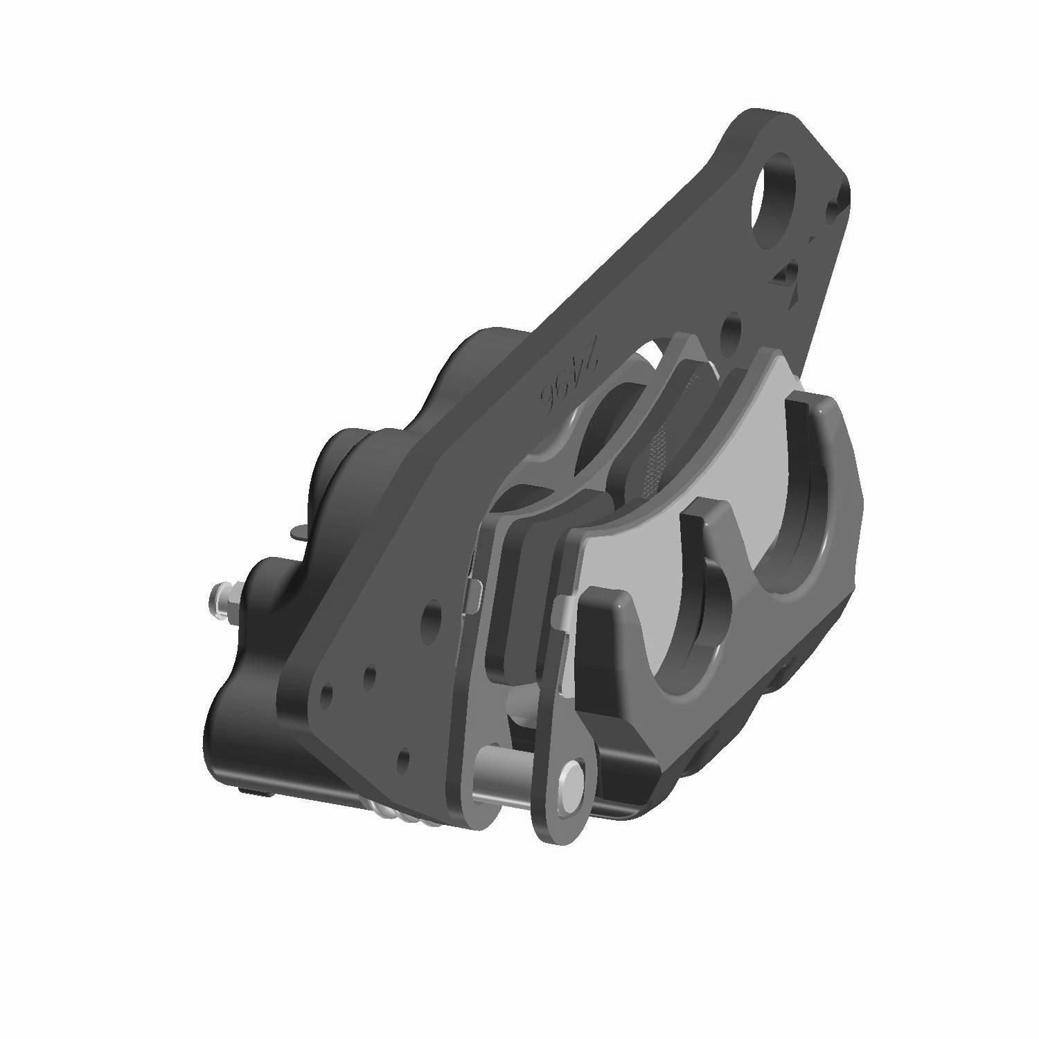 Left Hand Double Bore Brake Caliper Assembly, Part 1912255