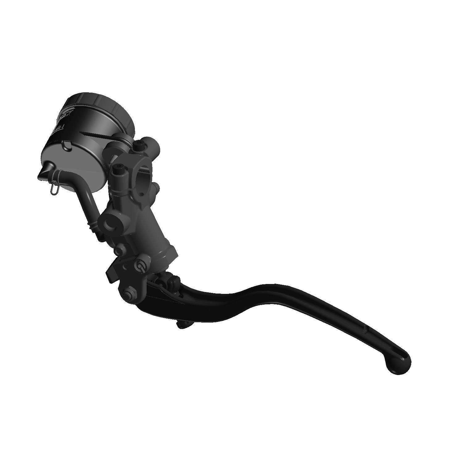 Brake Master Cylinder Reservior, Front, Black, Part 1912969-468