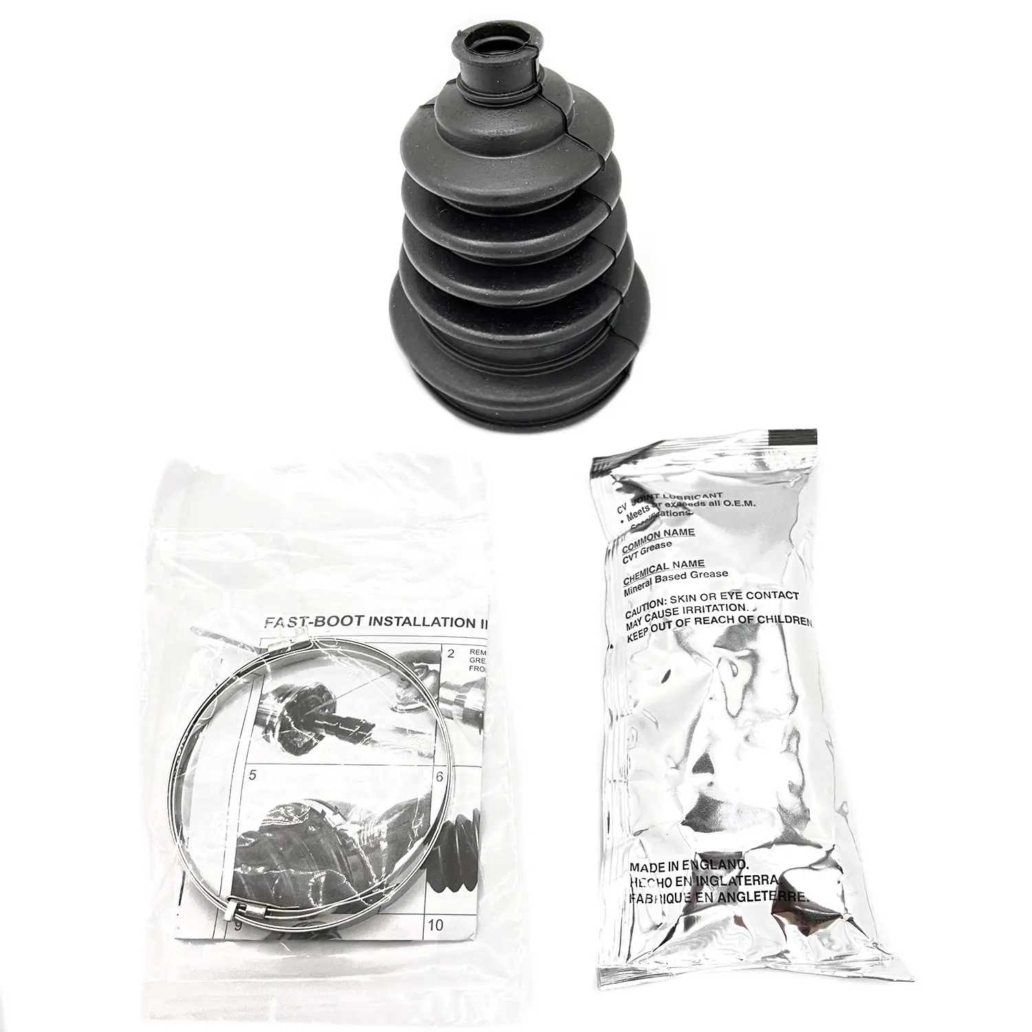 Caltric 2 Front Axle Inner Outer CV Boot Kits Compatible with Polaris Ranger XP 700 Caltric 2 Front Axle Inner Outer CV Boot Kits Compatible with Polaris Ranger XP 700